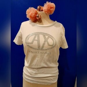 A/X Armani Exchange RhinestoneLogo Tee XL